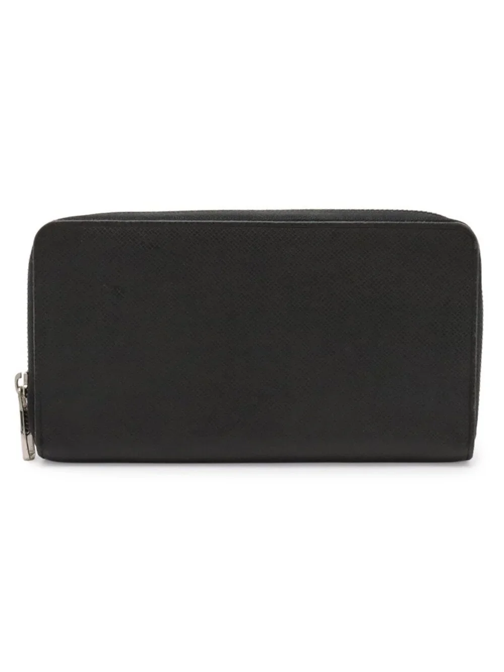 Louis Vuitton Taiga Zippy Organizer Travel Case Zip Around Wallet Ardoise Black